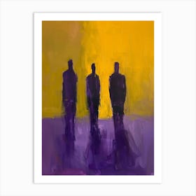 Three Men In Suits Art Print