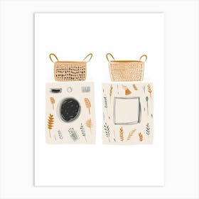 Laundry Set Art Print