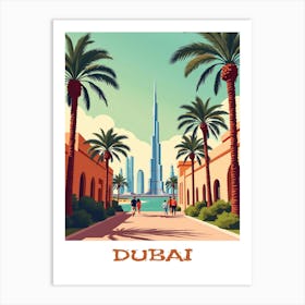 Dubai City 2 Art Print