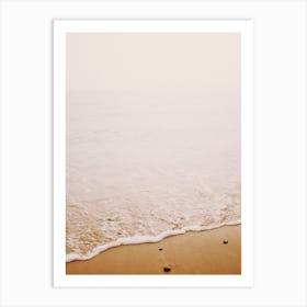 Pink Ocean Waves Art Print