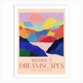 Abstract Dreamscapes Landscape Collection 19 Art Print