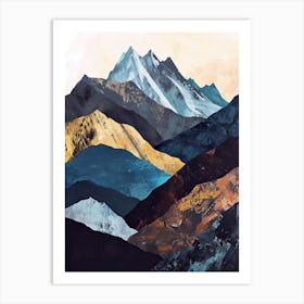 Mountains Ii Art Print