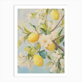 Lemon Blossoms Art Print