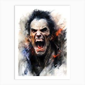 Dracula book poster Art Print