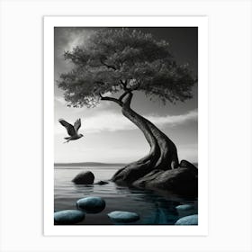 Lone Tree 4 Art Print