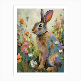 Dutch Rabbit Painting 1 Art Print