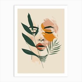 Pastel Memories Mid Century Style Art Print