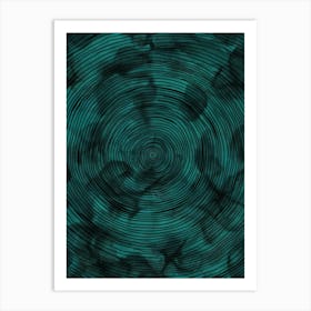 Tahitian Teal Art Print