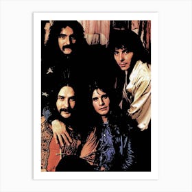 black sabbath heavy metal band music 1 Art Print