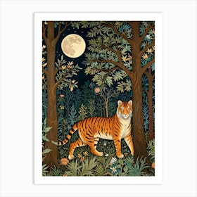 William Morris Tiger In The Forest 1 Art Print