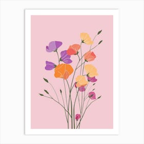 Sweet Peas 2 Art Print