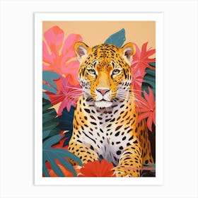 Leopard In The Jungle 20 Art Print