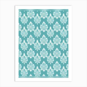 Damask Pattern Art Print