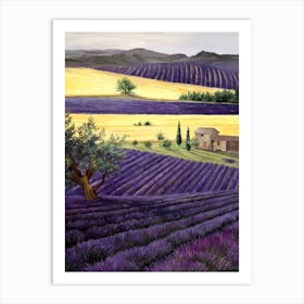 Lavendelduft Art Print