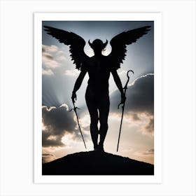 Between Angels and Demons Art Print