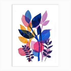 Abstract Leaves 25 Art Print