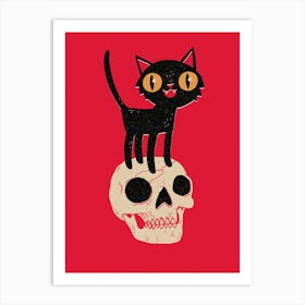 Look What The Cat Dragged In Art Print