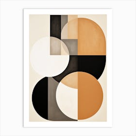 Geometric Symphony; Bauhaus Harmonies Art Print