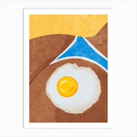 Hot Fried Egg Art Print