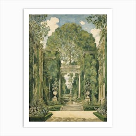 Garden By George Henry Art Print