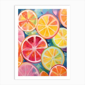 Citrus Slices 1 Art Print