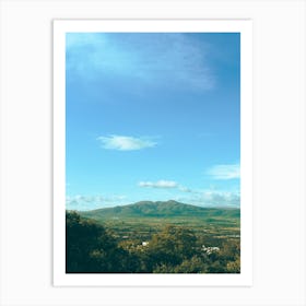 Valley Mountain Art Print