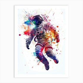 Astronaut In Space 1 Art Print