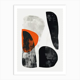 Wasaga Beach Stone Park Bauhaus Minimalist Art Print