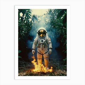 Astronaut Ignition Art Print