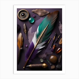 Feather Quill Art Print