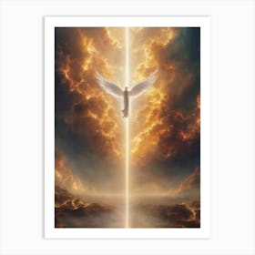 Angel In The Sky Art Print