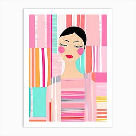 Abstract Of A Woman Art Print