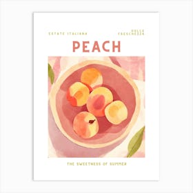 Peach Art Print