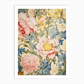 Floral Wallpaper 95 Art Print