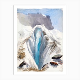 Eismeer, Grindelwald, Recto From Splendid Mountain Watercolours Sketchbook (1870), John Singer Sargent Art Print