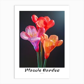 Bright Inflatable Flowers Poster Amaryllis 3 Art Print