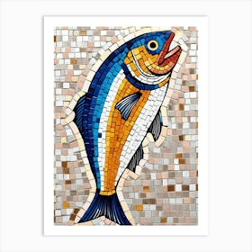 Mosaic Fish Art Print