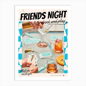 Friends Night - Meet Me At Midnight Art Print