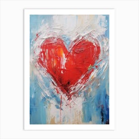 Red Heart Art Print