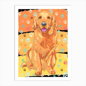 Golden Retriever Art Print