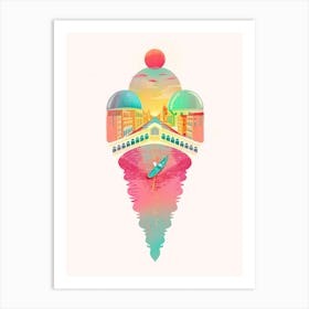 Just One Cornetto Art Print