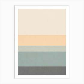 Minimalist Horizon- 01 Art Print