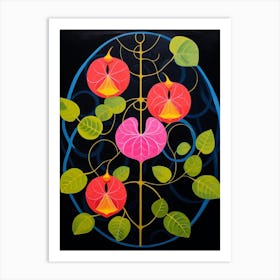 Bougainvillea 1 Hilma Af Klint Inspired Flower Illustration Art Print
