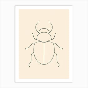 Beetle Vector Illustration Affiche