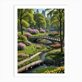 Central Park 3 Art Print