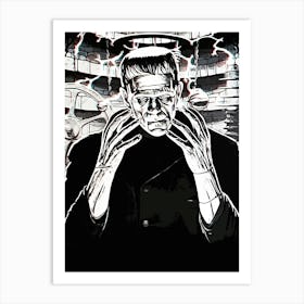 Frankenstein 2 Art Print