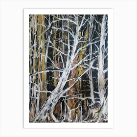 Trees In Winter Art Print