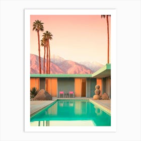 California Dreaming - Motel 66 Palm Springs Art Print