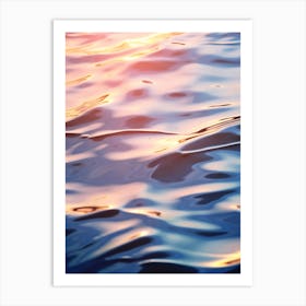 Sunset On The Water Art Print