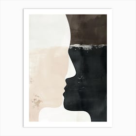 Strokes Of Light Minimalist Style Art Print